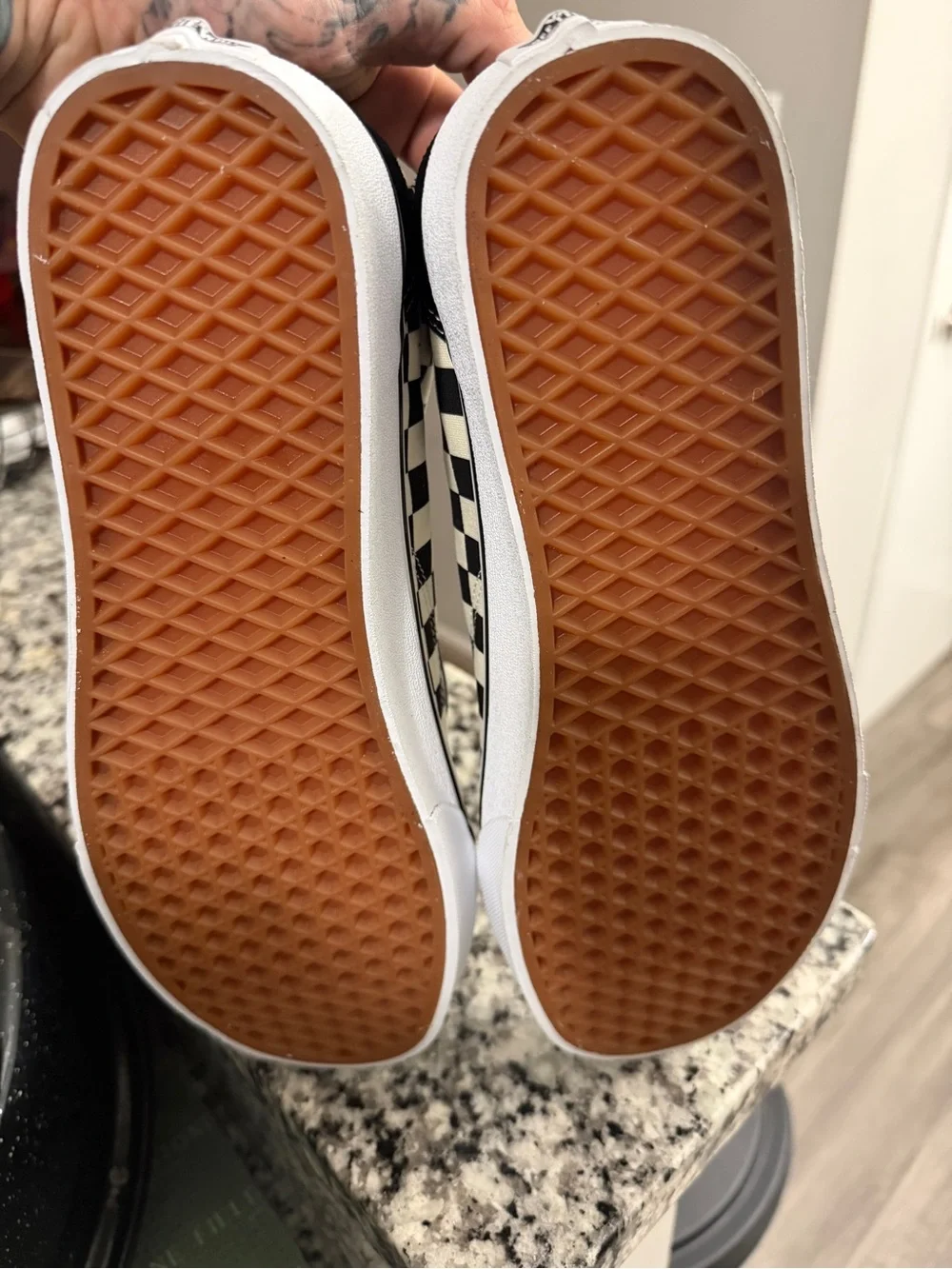 Brand new never worn (without box)  Vans Old Skool Checkerboard Sneakers